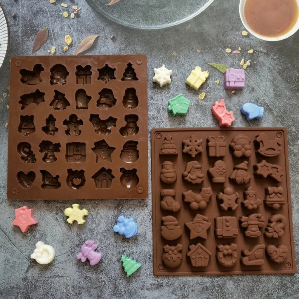 Christmas Theme Silicone Chocolate Mould (Style 4) - H03182