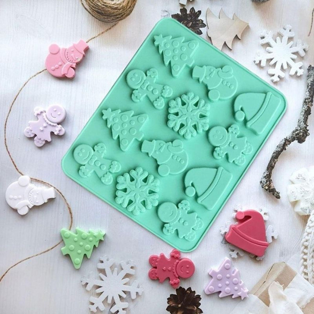 Christmas Theme Silicone Chocolate Mould (Style 6) - H03184