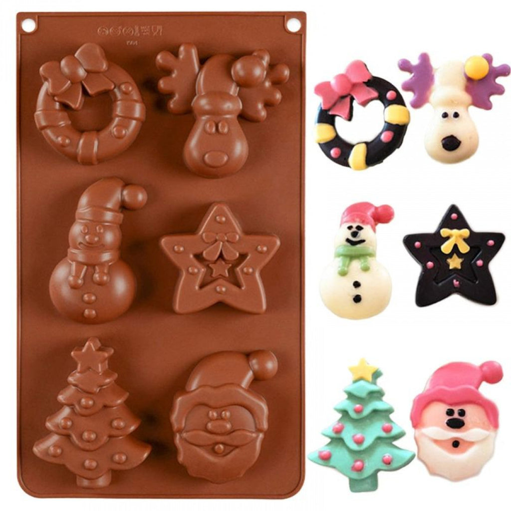 Christmas Theme Silicone Chocolate Mould (Style 8) - H03186