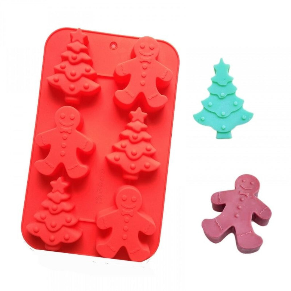 Christmas Theme Silicone Chocolate Mould (Style 9) - H03187