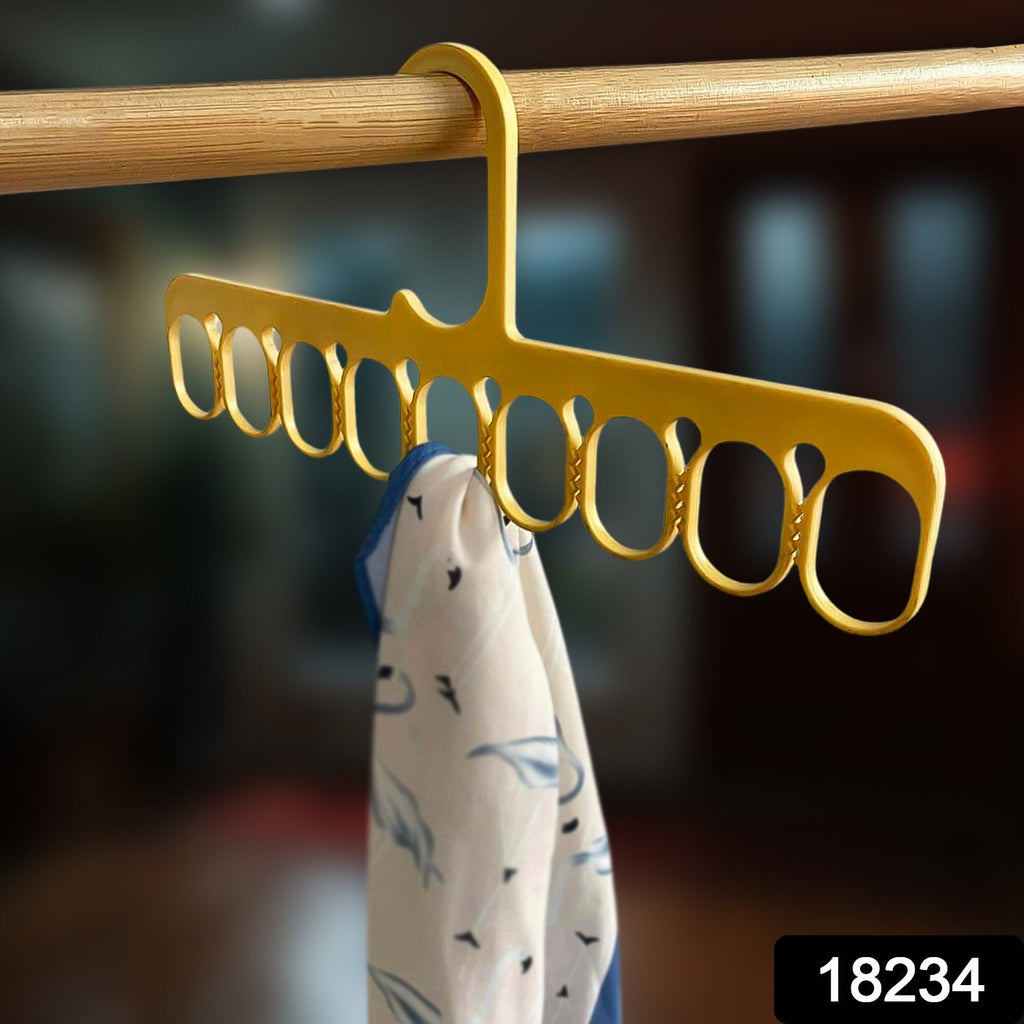 9-Hole Clothes Hanger Organizer - Multifunctional (1 Pc)