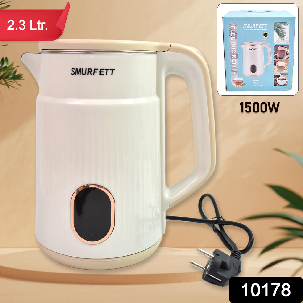 Electric Cordless Tea Kettle 1500w 2.3 Litres
