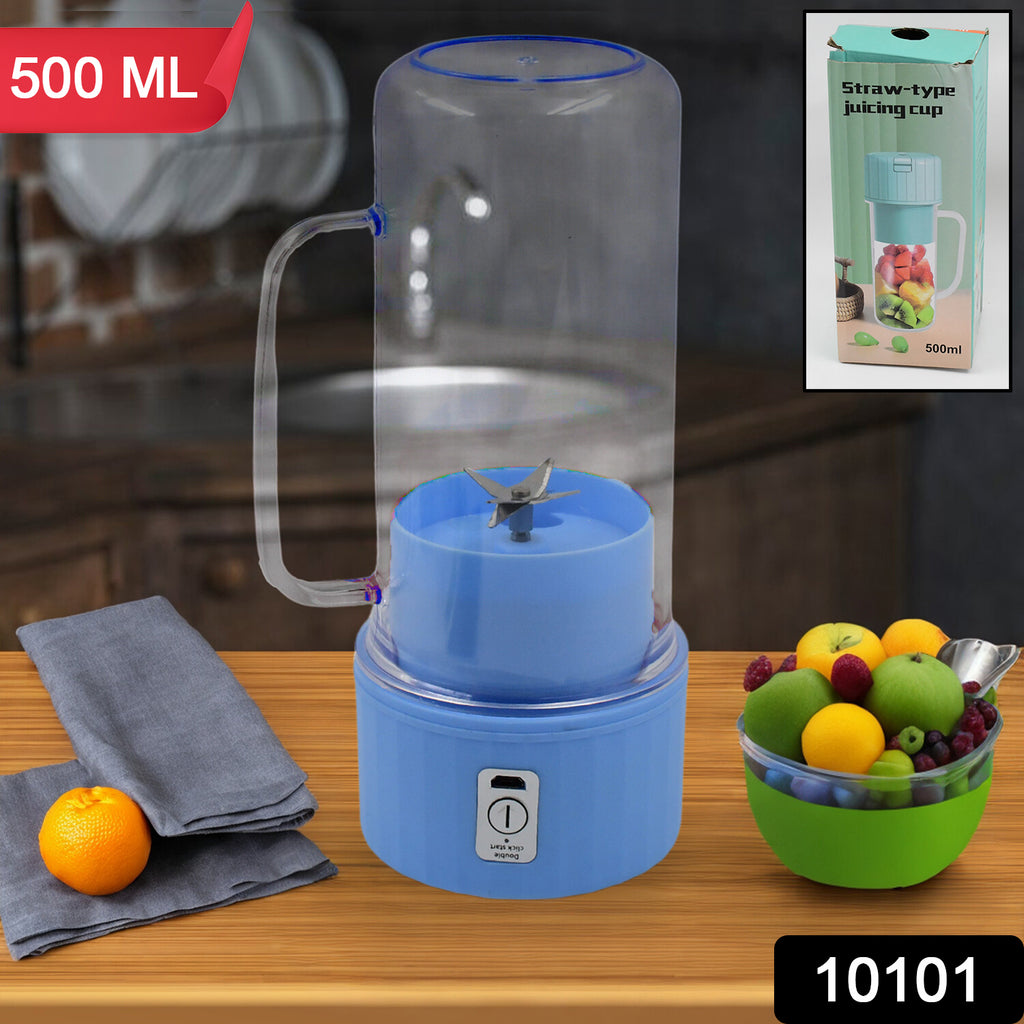 Portable Electric Juicer with USB Rechargeable Blades