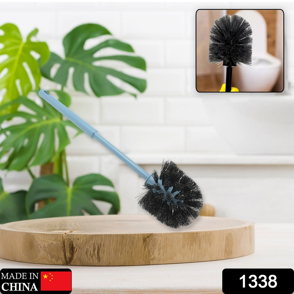 Plastic Round Toilet Cleaner Brush – Hockey Stick Shape