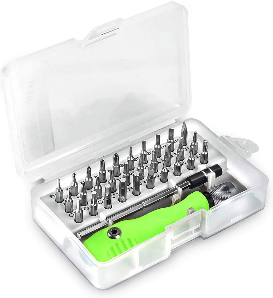 32 in 1 Mini Screwdriver Set with Magnetic Extension Rod