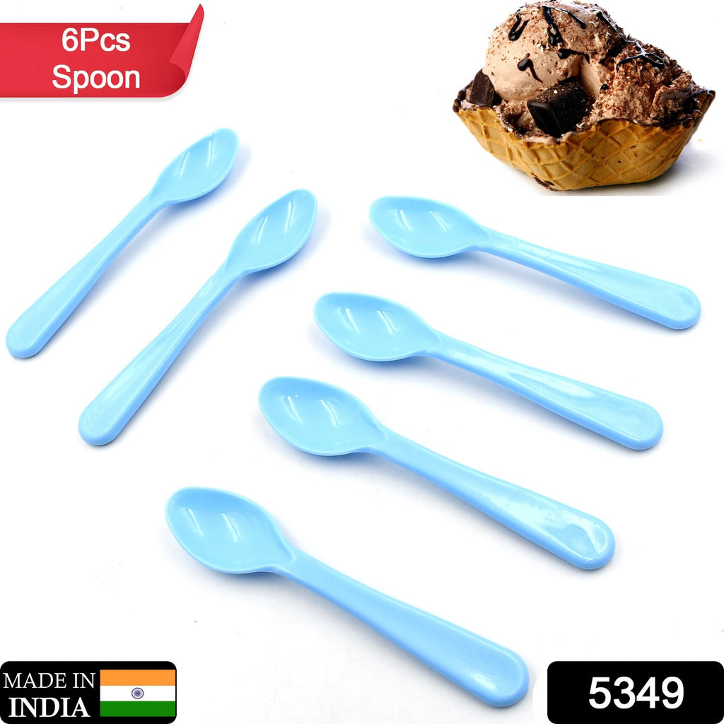 Plastic Spoon Set, Table Spoon & Tea Spoon (6 Pcs)