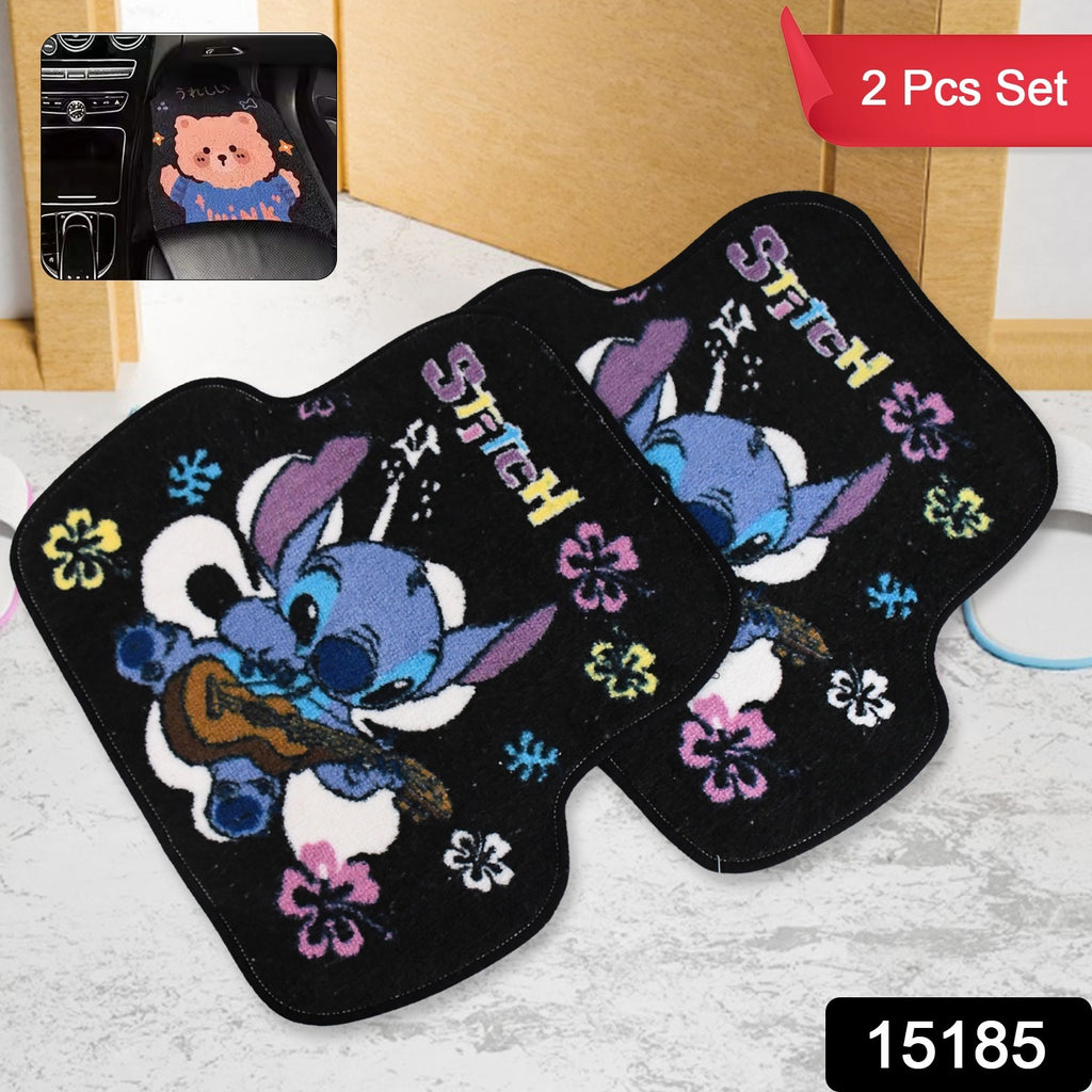 Cartoon Car Floor Mats for Vehicle Interior (1 Set)