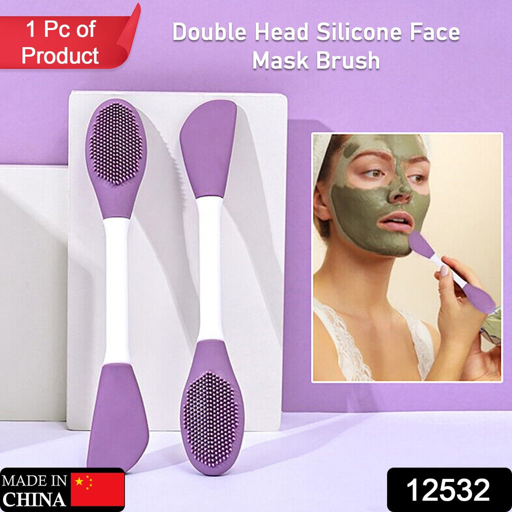 Double-Headed Silicone Mask Brush for Mud Masks