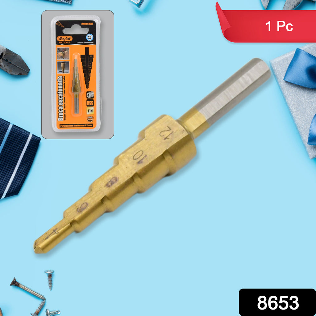 Step Drill Bit For Metal HSS (1 Pc 4-12mm)