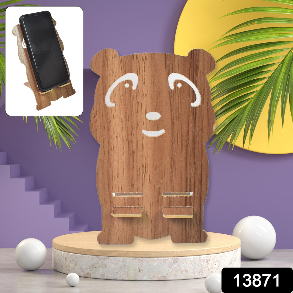 Wooden Cartoon Shape Mobile Stand 1 Pc