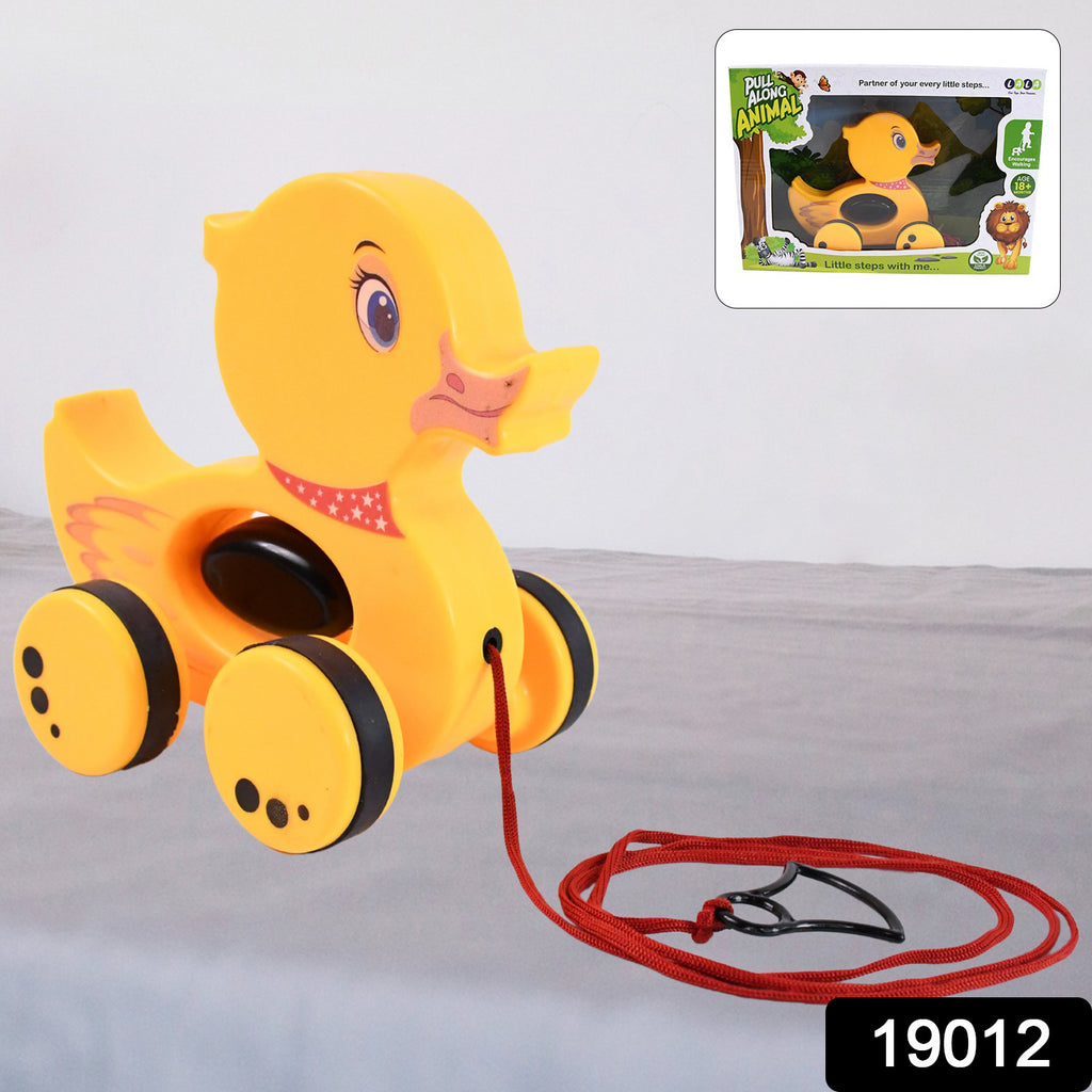 Pull Along Duck Toy for 1-Year-Old Kids (1 Pc)