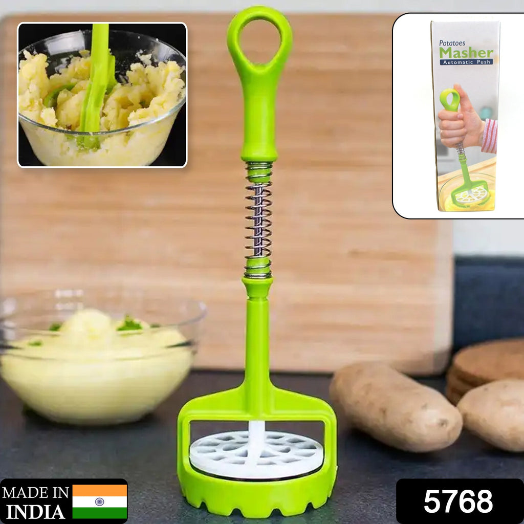 One-Handed Manual Mashed Potatoes Masher, Plastic