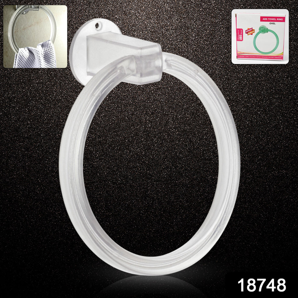 Unbreakable ABS Round Towel Ring Wall Holder