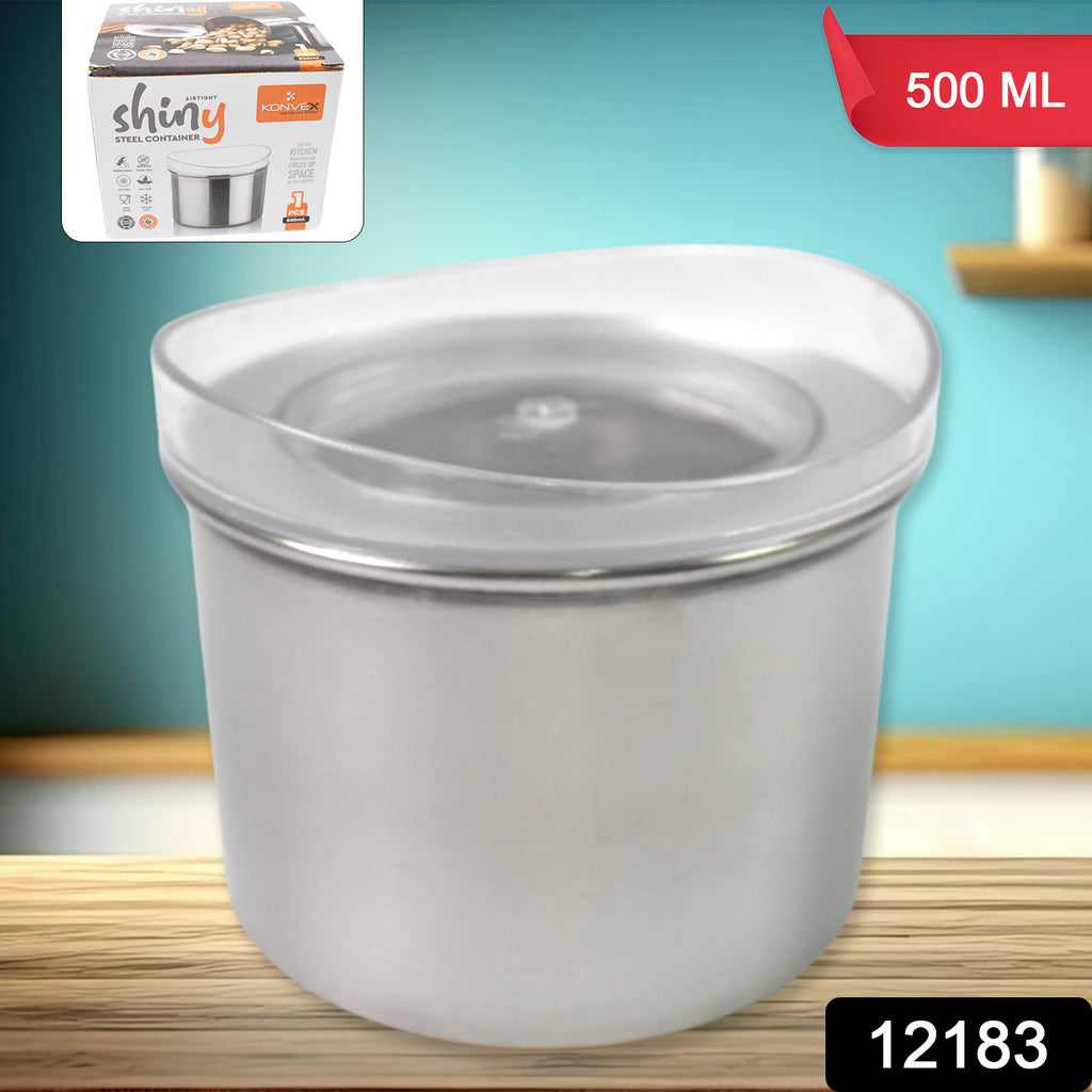 Stainless Steel Airtight Containers Set (500 Ml)