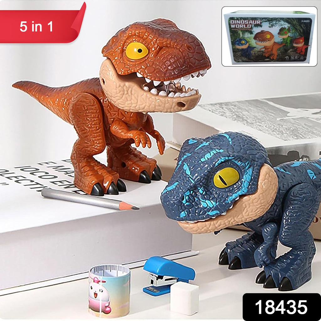 5-in-1 Dinosaur Stationery Set for Kids (1 Set)