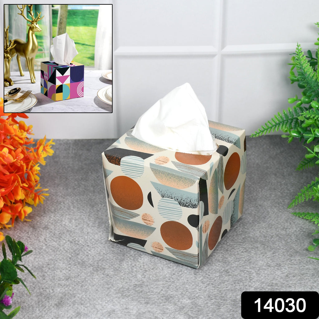 Stylish Tissue Cube Box Holder For Home Office (50 Pcs)