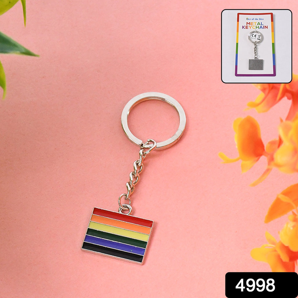 Rainbow Metal Keychain (1 Pc)