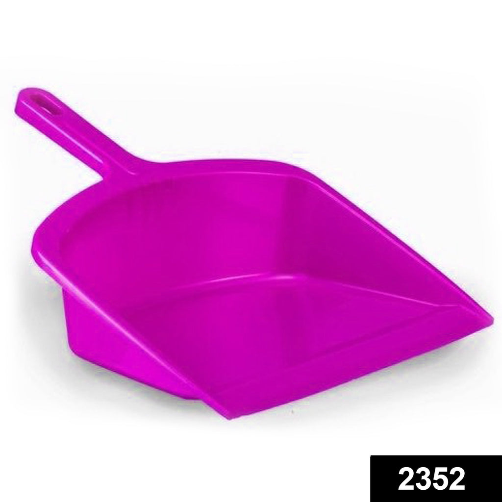 Durable Multi-Surface Plastic Dustpan with Handle