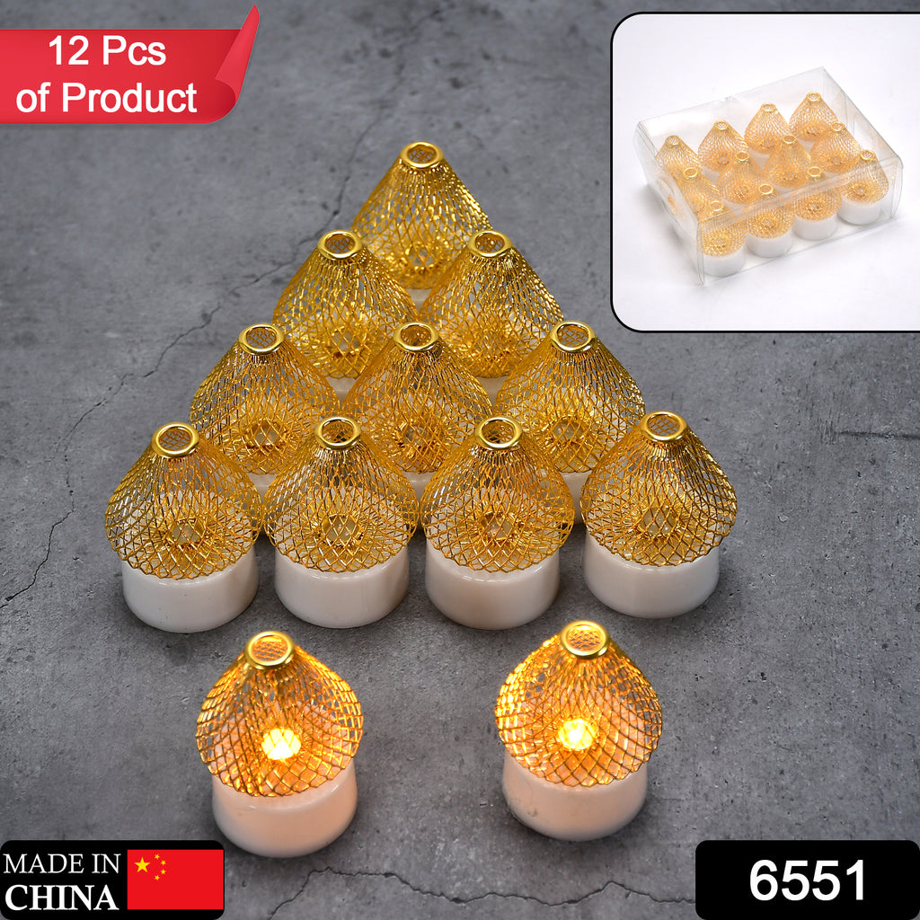 12pcs LED Flameless Smokeless Decorative Candles For Gifting
