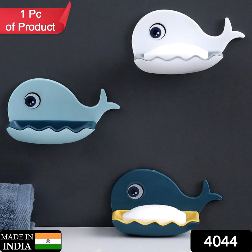 Fish-Shaped Double Layer Wall-Mounted Soap Holder Rack