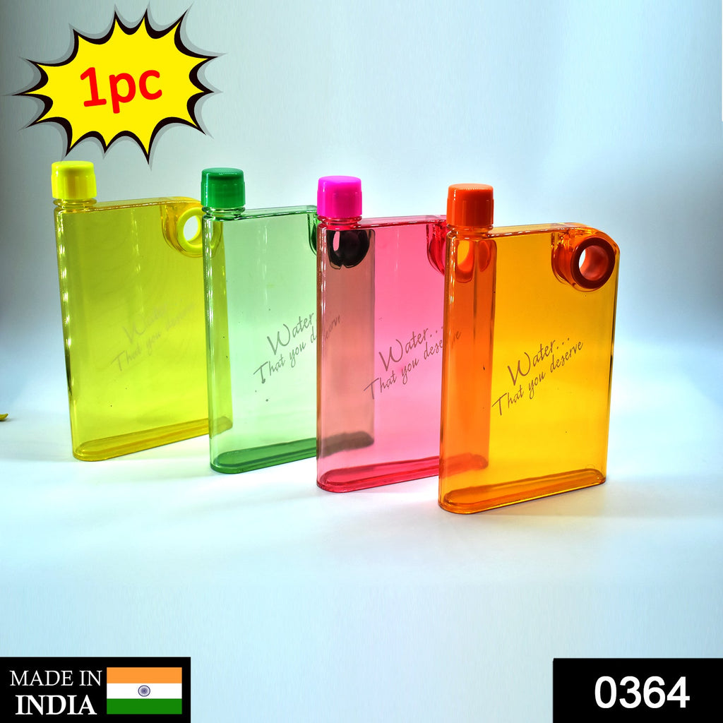 Slim Notebook Style Water Bottle (380ml)