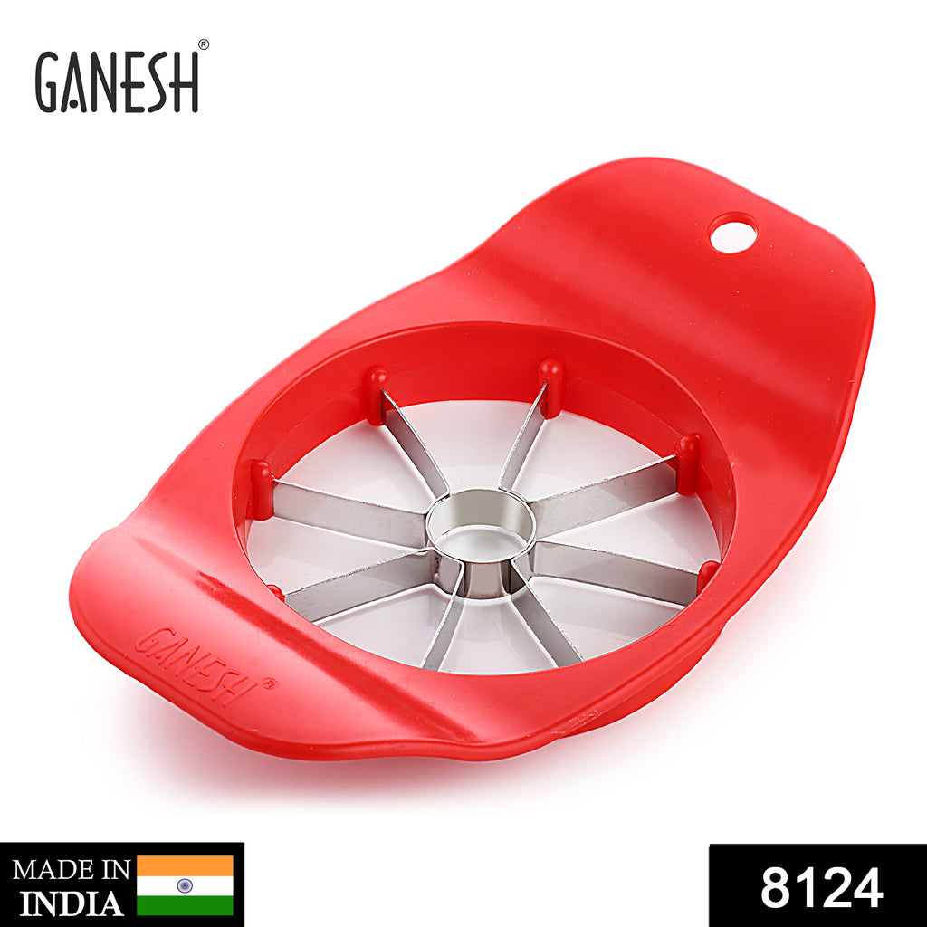 Ganesh Plastic Apple Cutter with Stainless Steel Blades