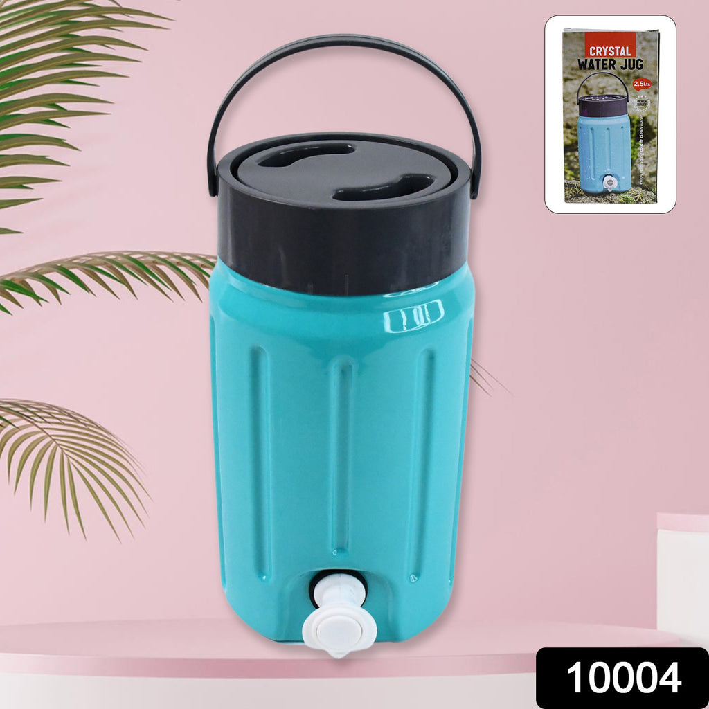 Insulated Water Jug With Tap, Leakproof Cooler (2.5L)
