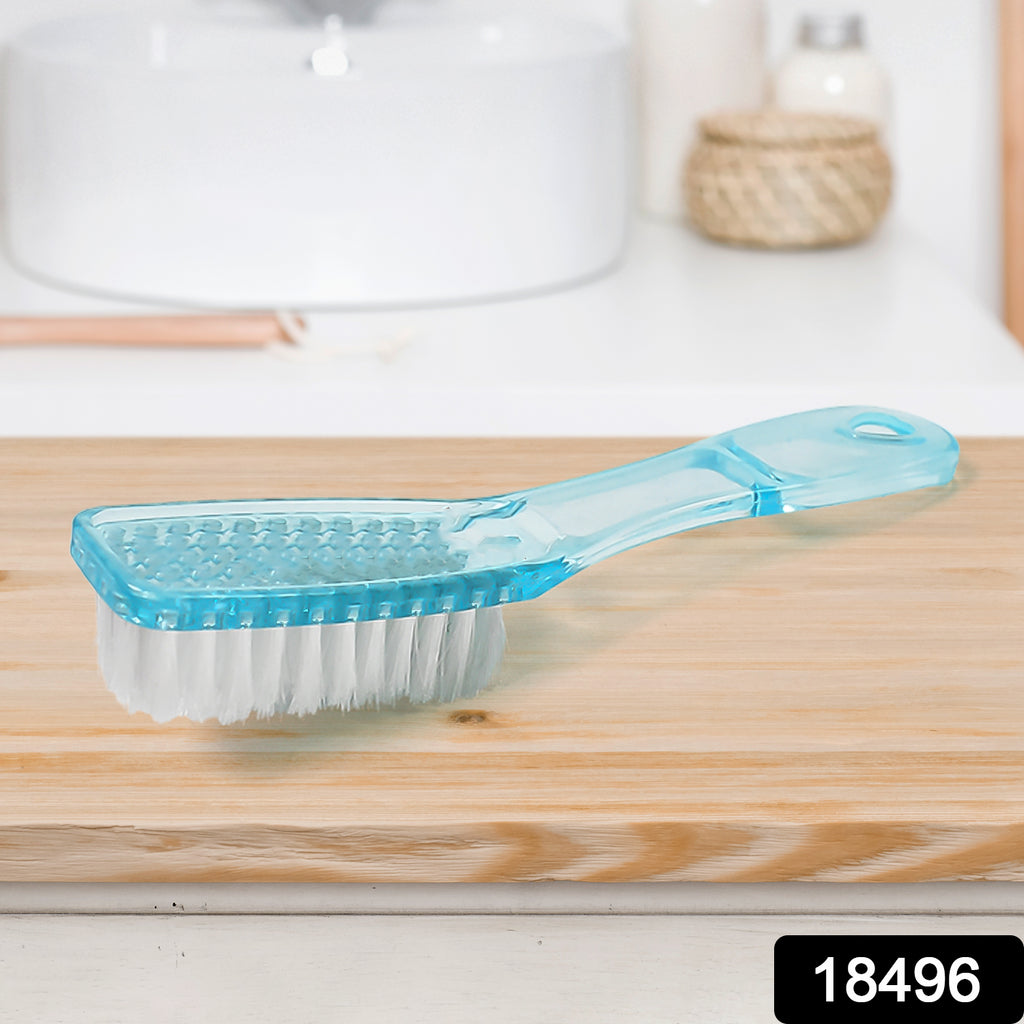 Plastic Handle Scrubbing Brush Shoes Clothes (1 Pc)