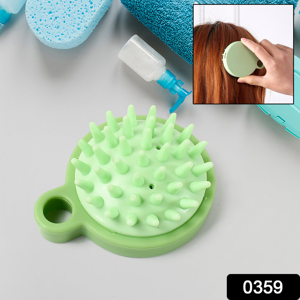 Portable Scalp Massage Brush for Hair & Shampoo Wash