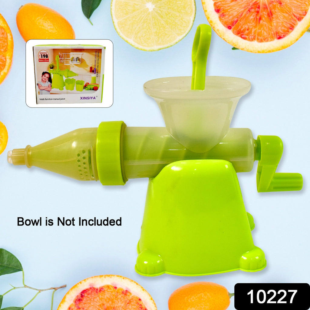 Manual Juicer Plastic Fruit & Vegetable Juicer (1 Pc)
