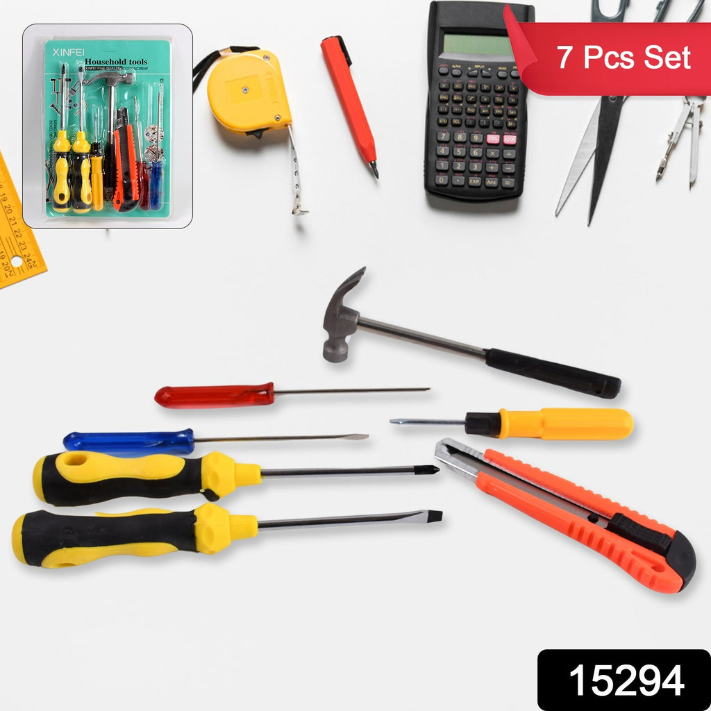 7-Pc Hand Tool Kit & Magnetic Wristband For Screws