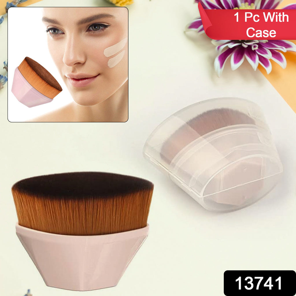 Foundation Makeup Brush with Portable Case (1 Pc)