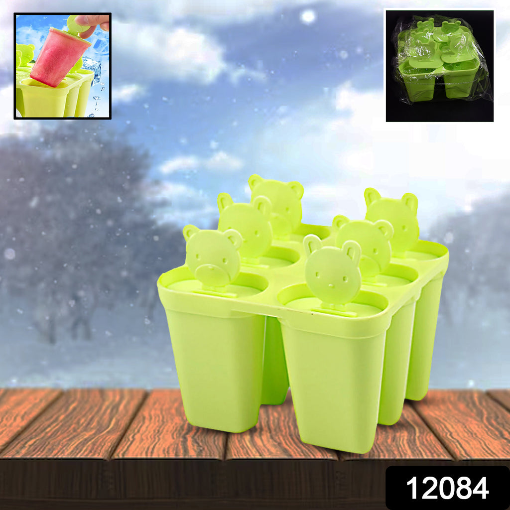 6 Grid Compartment Ice Cream Mold Popsicle (1 Pc)