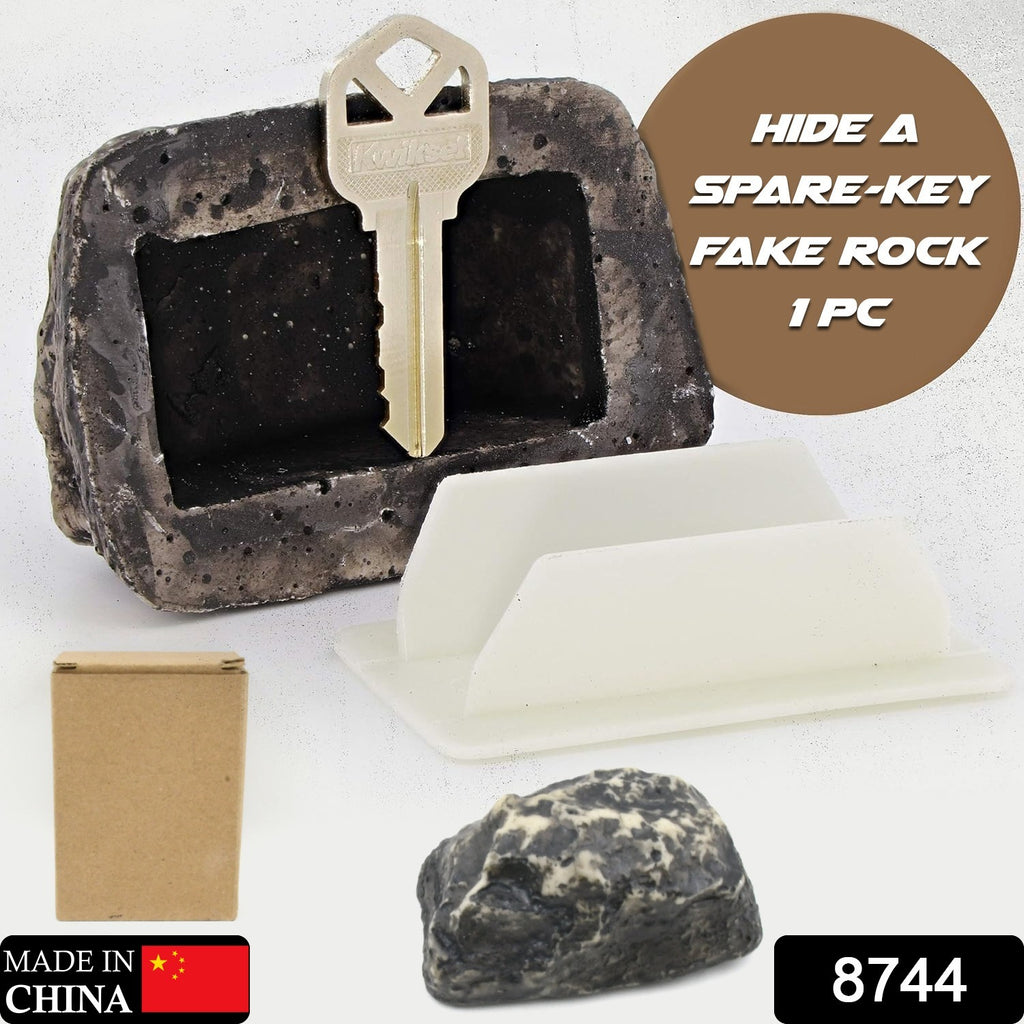Hide-A-Key Fake Rock, Weatherproof Key Holder