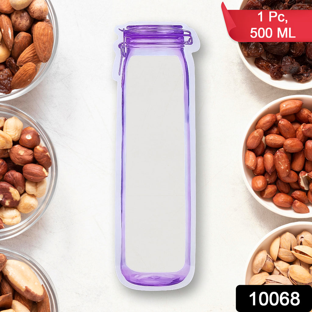 Food Storage Bag, Reusable Ziplock, 500 ml