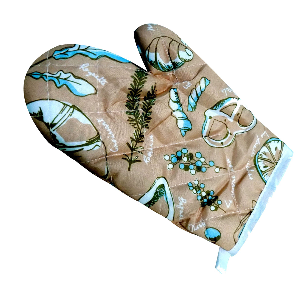 Heat-Resistant Non-Slip Oven Mitts (1 Pc)