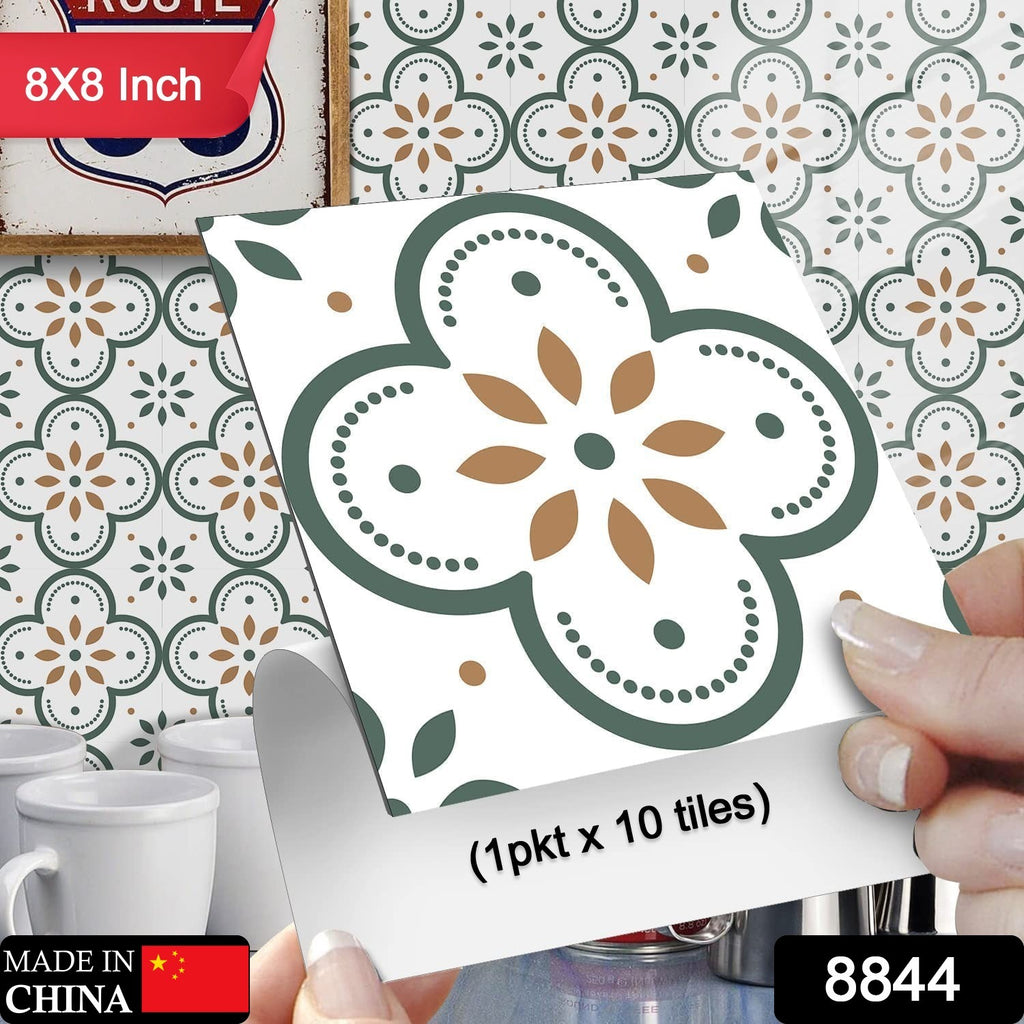 Peel & Stick Floor Tiles, DIY Waterproof Wall Decals (10pc)