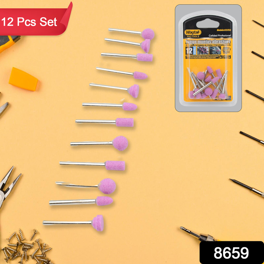 Grinding Wheels Set, Head Grinding Tools (12pc Set)
