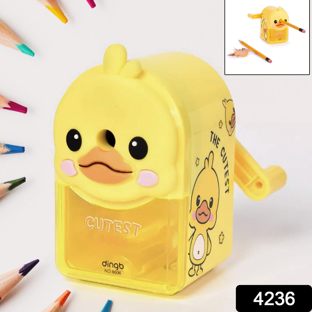 Plastic Duck Pencil Sharpener (1 Pc)