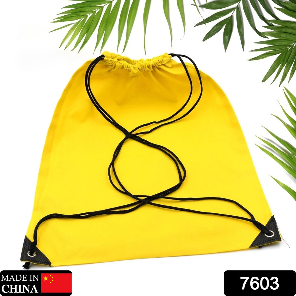 Sports Drawstring Backpack for Gym, Water-Resistant