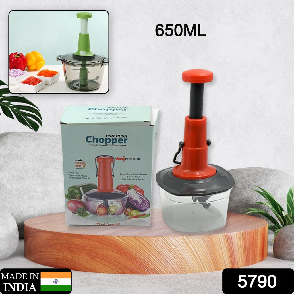 Manual Fruit & Vegetable Chopper, 650Ml