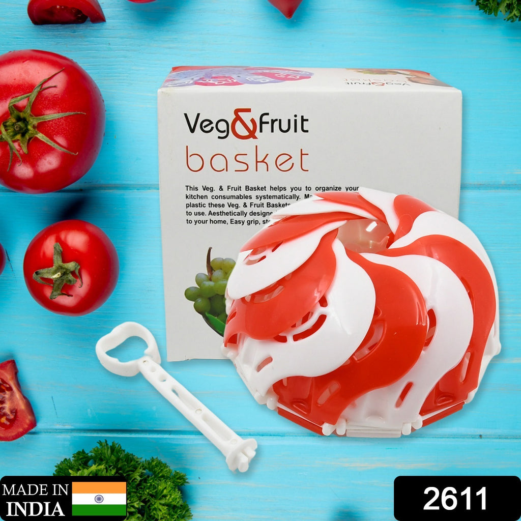 Folding Fruit Basket With Hanging Stand