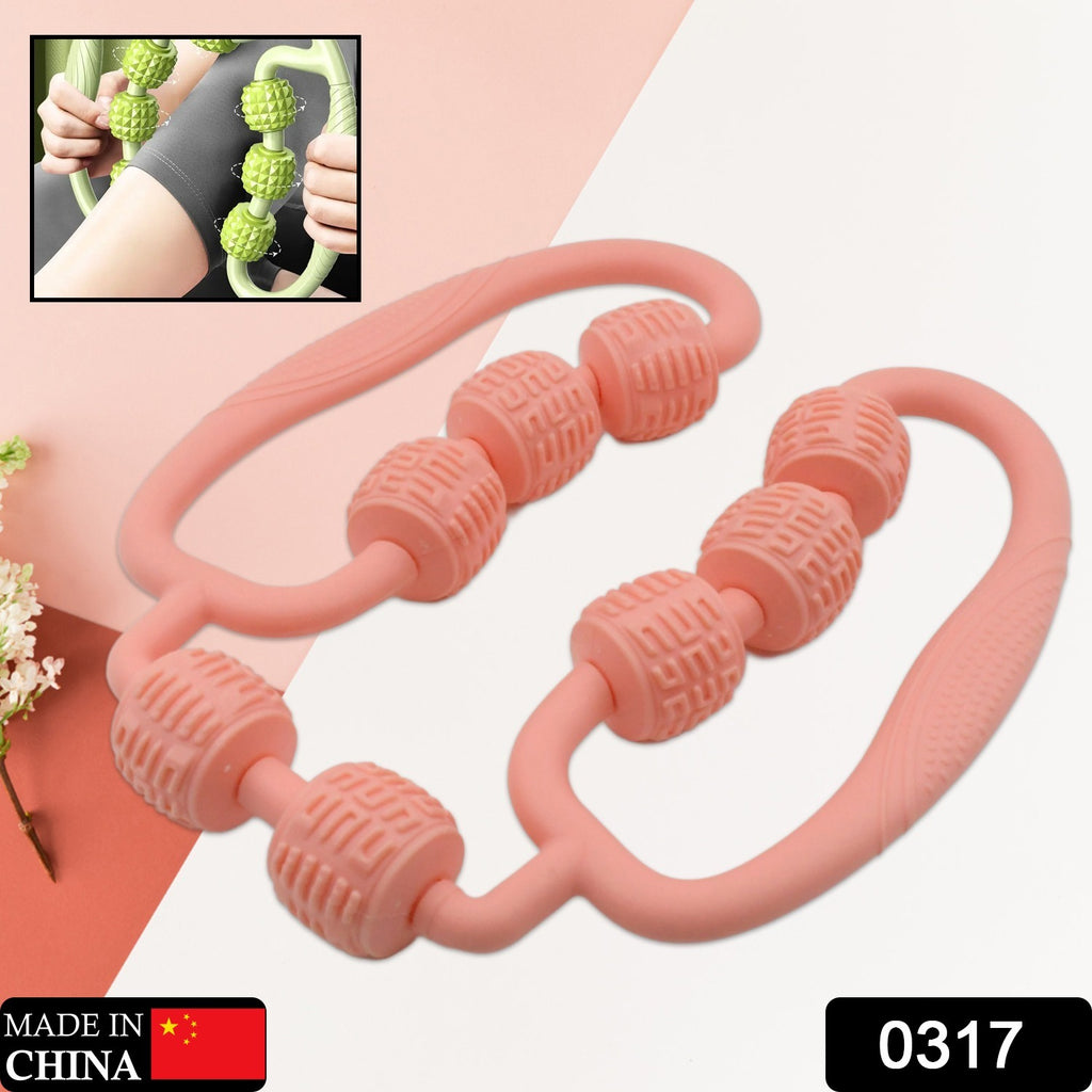 8-Wheel Muscle Massage Roller for Soreness Relief (1pc)
