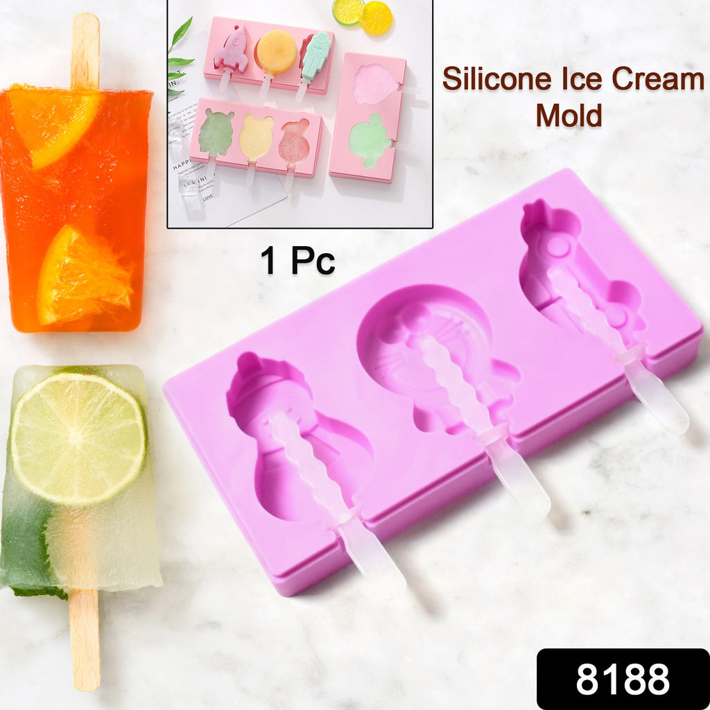 Silicone Popsicle Molds with Sticks & Lids