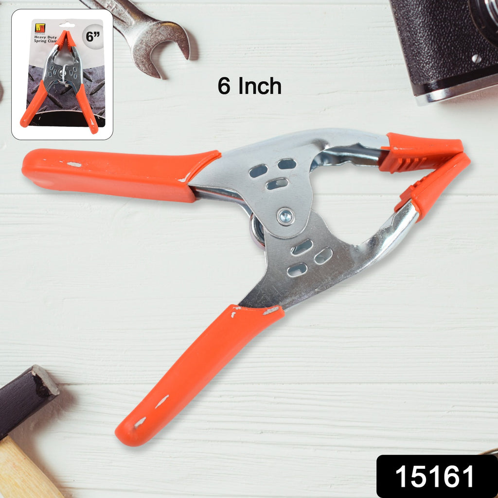 6-Inch Spring Clamps Heavy Duty Metal Clamps (1 Pc)