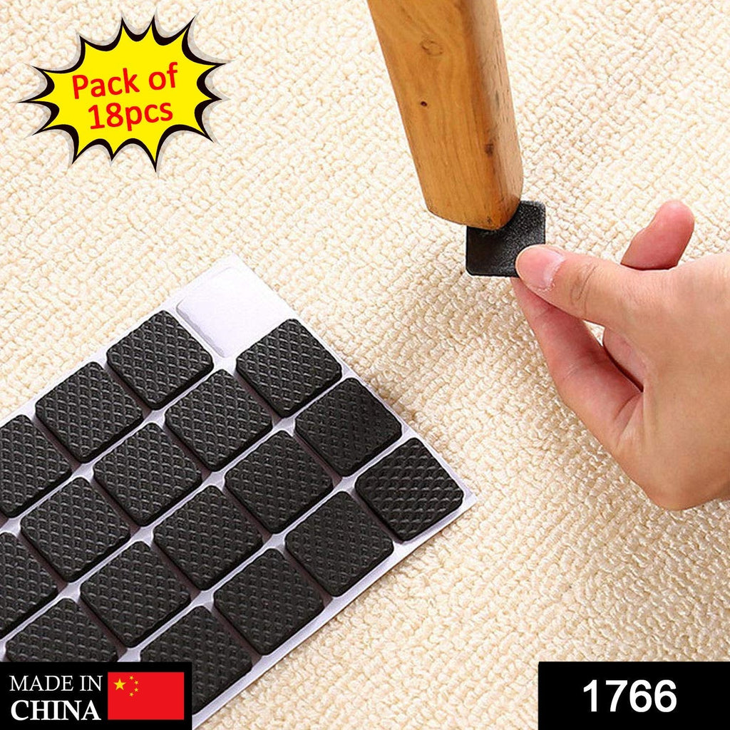 Self-Adhesive Furniture Pads Square (18 Pcs Set)