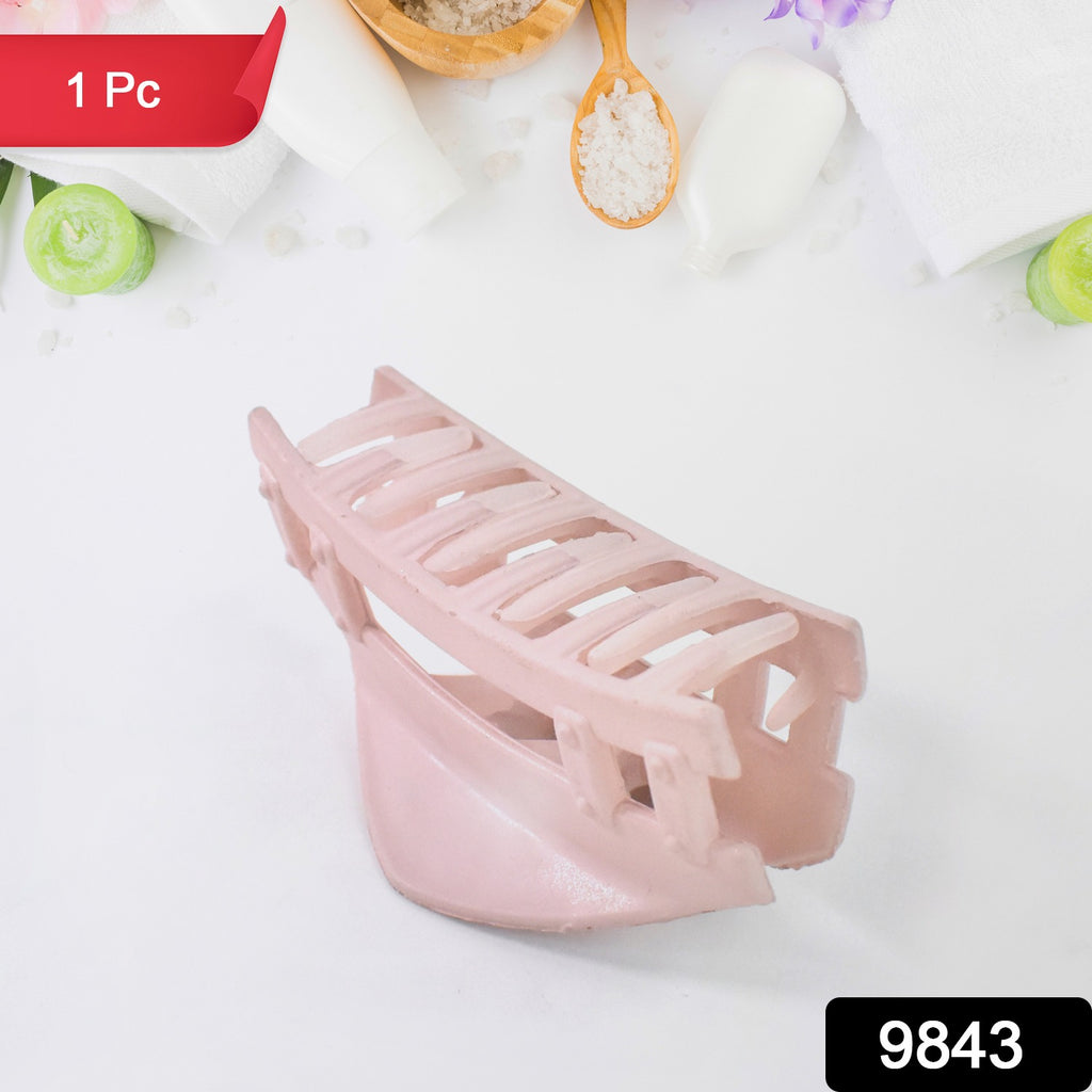 Plastic Hair Clamp Grip Simple Matte Hair Barrette Clamp (1 Pc)