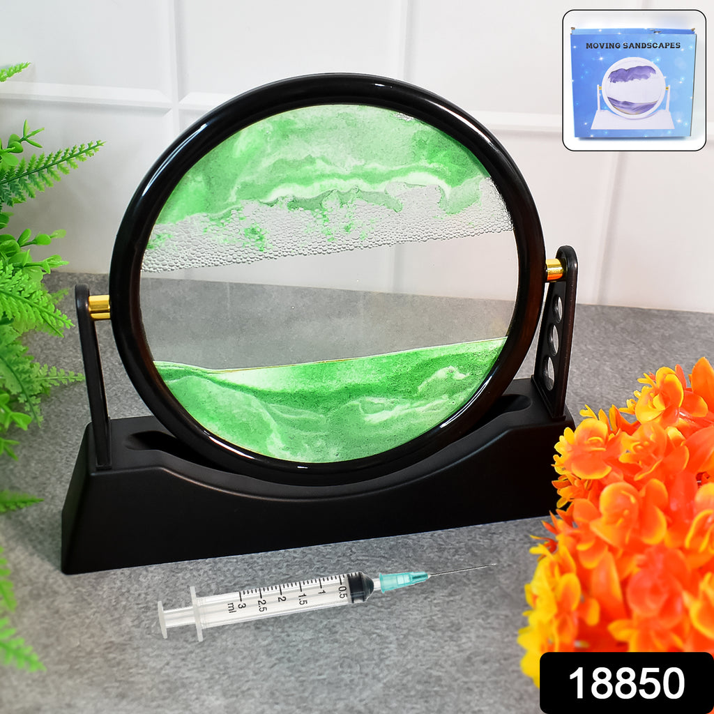 3D Liquid Motion Display with LED Light (1 Pc)