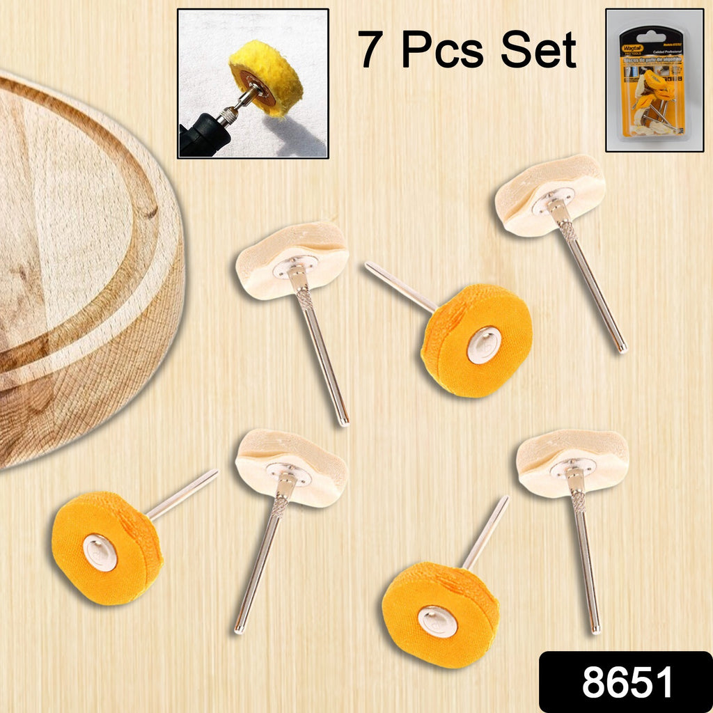 Polisher Buffer Wheel For Rotary Drill (7 Pcs Set)