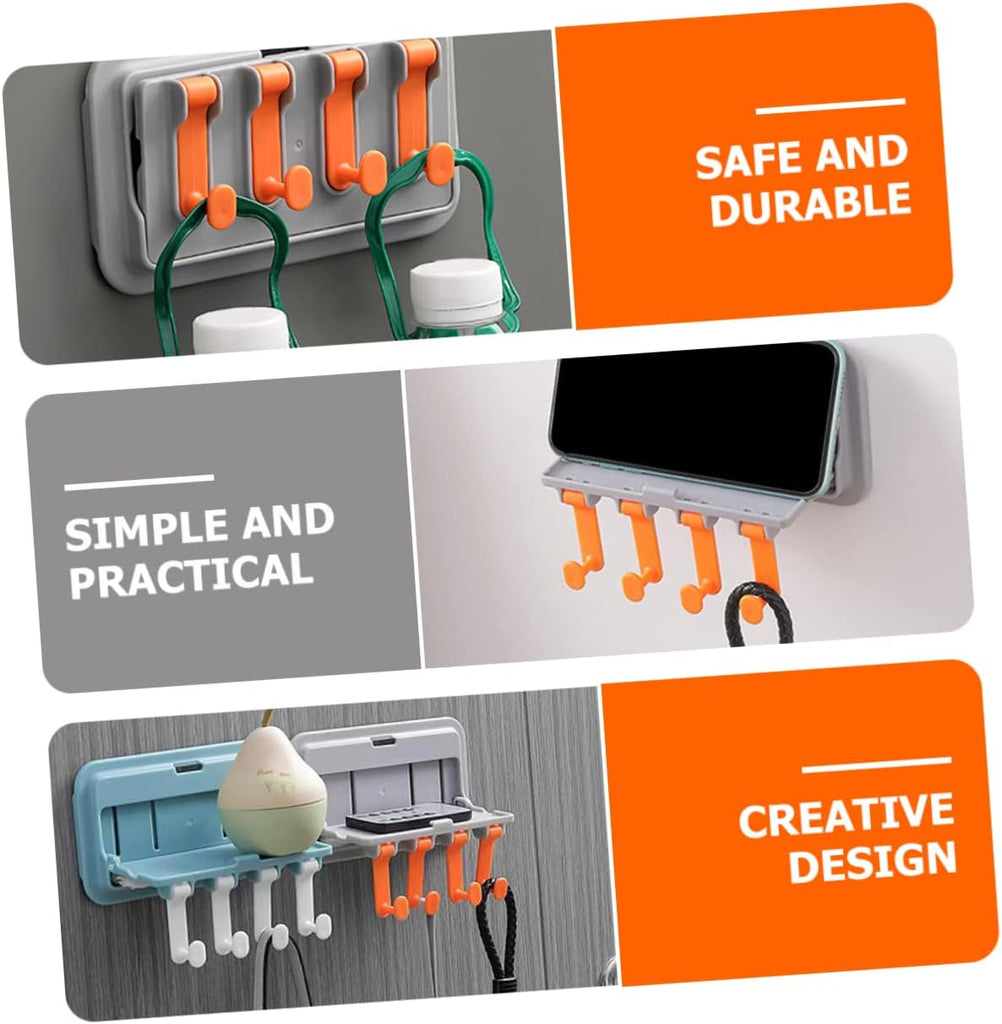 Foldable Wall Hooks, Mobile Stand & Towel Rack